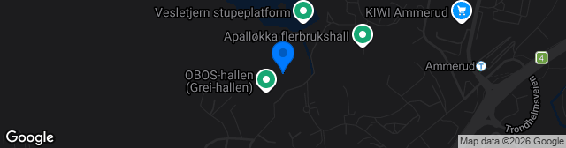 Map showing Greibanen