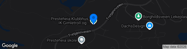 Map showing Sukkevann kunstgress