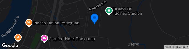 Map showing Kjølnes stadion