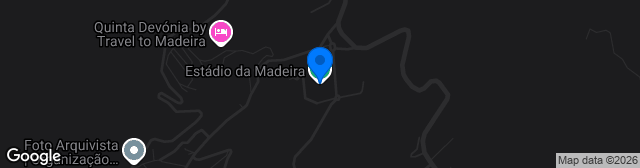 Map showing Estádio da Madeira