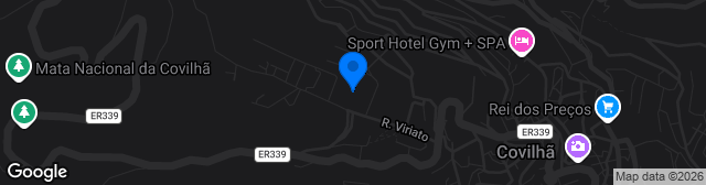 Map showing Estádio Municipal José Santos Pinto