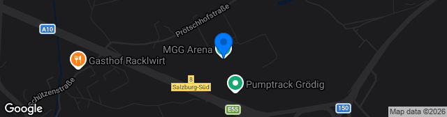 Map showing DAS.GOLDBERG Stadion