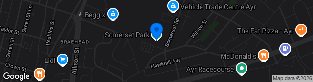 Map showing Somerset Park