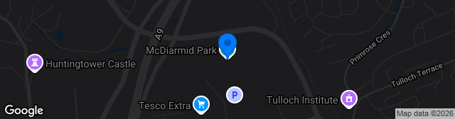 Map showing McDiarmid Park