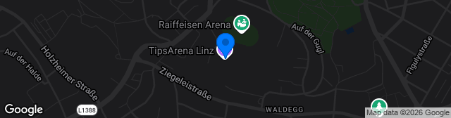 Map showing Raiffeisen Arena