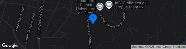 Map showing Estadi Municipal de Montilivi