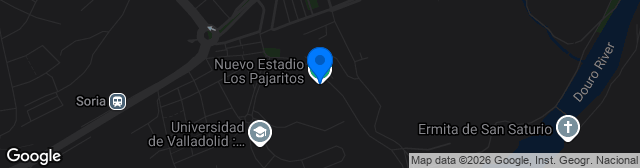 Map showing Nuevo Estadio Los Pajaritos