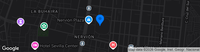 Map showing Estadio Ramón Sánchez Pizjuán