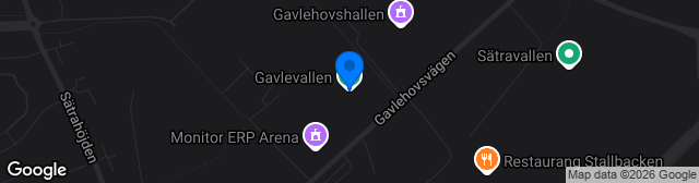 Map showing Gavlevallen