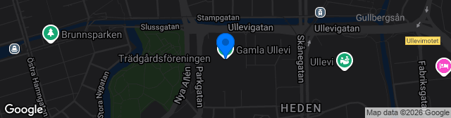 Map showing Gamla Ullevi