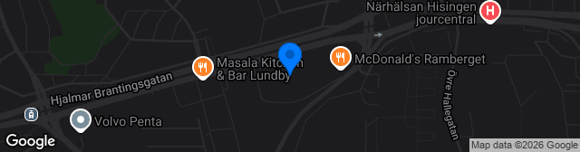 Map showing Bravida Arena