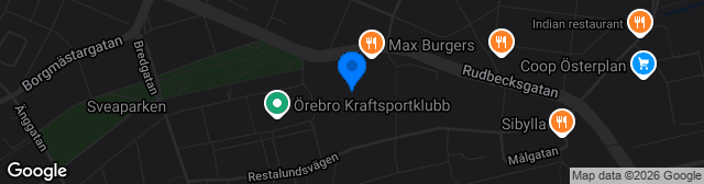 Map showing Behrn Arena