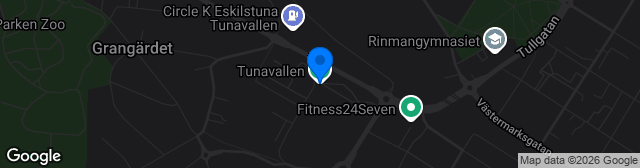 Map showing Tunavallen