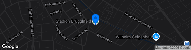 Map showing Stadion Brügglifeld