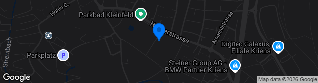 Map showing Stadion Kleinfeld