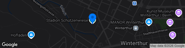 Map showing Stadion Schützenwiese