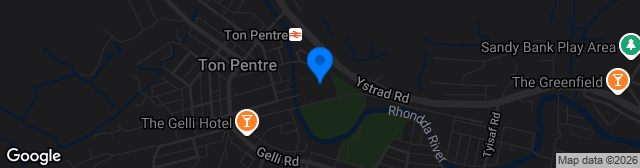 Map showing Ynys Park