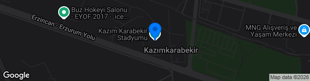 Map showing Kazım Karabekir Stadyumu