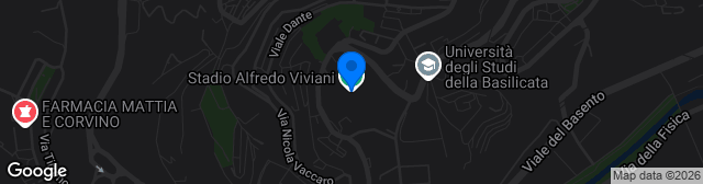 Map showing Stadio Comunale Alfredo Viviani
