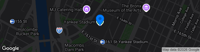 Map showing Yankee Stadium