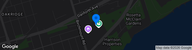 Map showing Birchmount Stadium