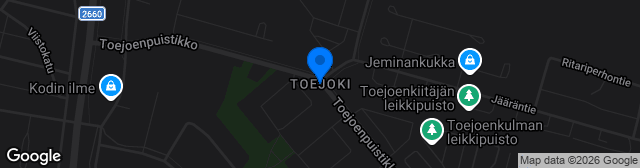Map showing Toejoki nurmi