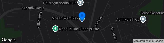 Map showing Mosan Wembley TN