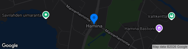 Map showing Hamina UK N