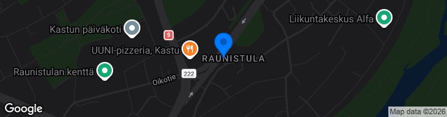 Map showing Raunistula KHT