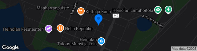 Map showing Heinolan UP Nurmi