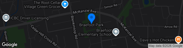 Map showing Braefoot Park