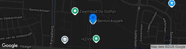 Map showing Sportpark Bentinckspark (vv Hoogeveen)