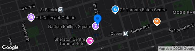 Map showing Centennial College Turf