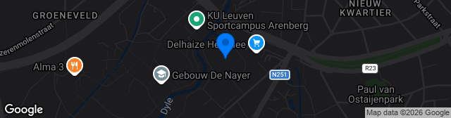 Map showing King Power at Den Dreef Stadion