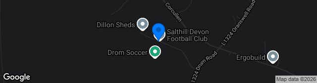 Map showing Drom Soccer Park