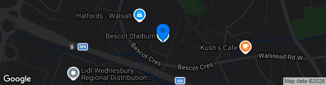Map showing Poundland Bescot Stadium