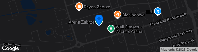 Map showing Stadion im. Ernesta Pohla