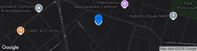 Map showing Stadion Lekkoatletyczno-Piłkarski im. Marszałka Józefa Piłsudskiego