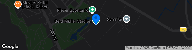 Map showing Gerd-Müller-Stadion