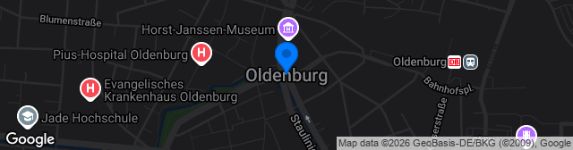 Map showing Bevern Platz A