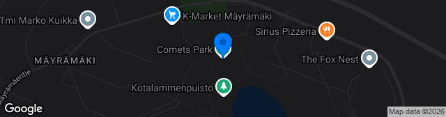 Map showing Comets Park