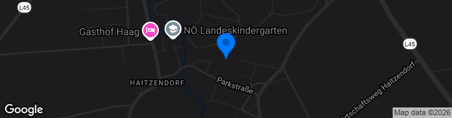 Map showing Sportplatz Haitzendorf SV