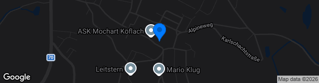 Map showing Werner Skabitz Stadion