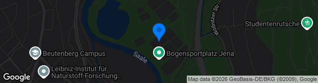 Map showing Ernst-Abbe-Sportfeld Platz 6