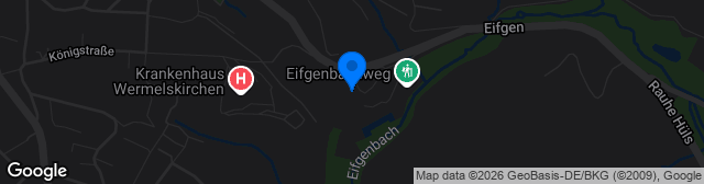Map showing Dönges-Eifgen-Stadion