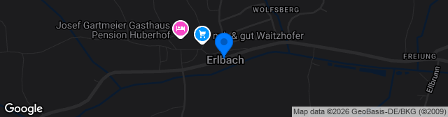 Map showing Waldstadion Erlbach
