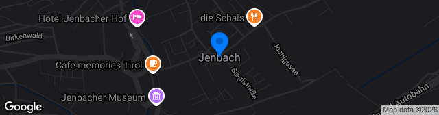 Map showing Stadion Jenbach