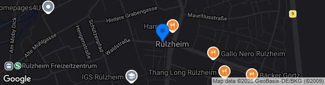 Map showing Rülzheim Rasenplatz 1
