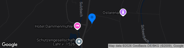 Map showing Stadion Dammenmühle