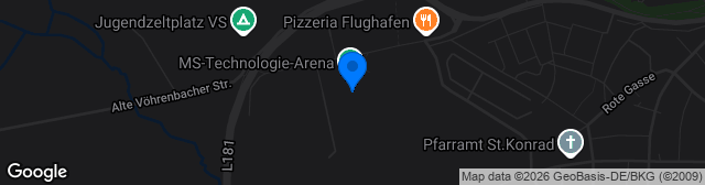 Map showing MS Technologie Arena